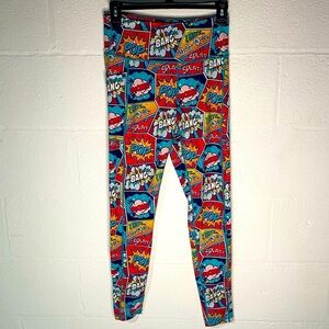 CVG Constantly Varied Gear Knock Out Legging Size Small Comic Book Athletic Yoga